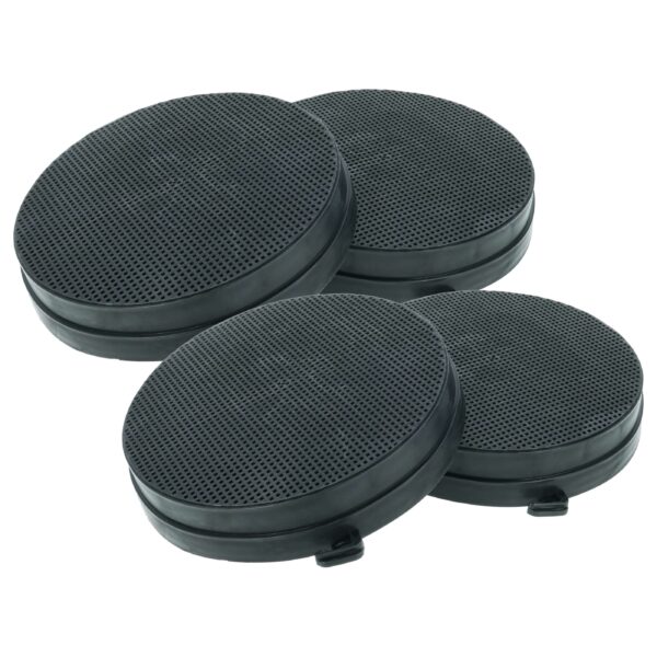 Filtro de Carvão Ativado vhbw para Coifa Falmec - 4 Unidades (Ø 16,8 cm)