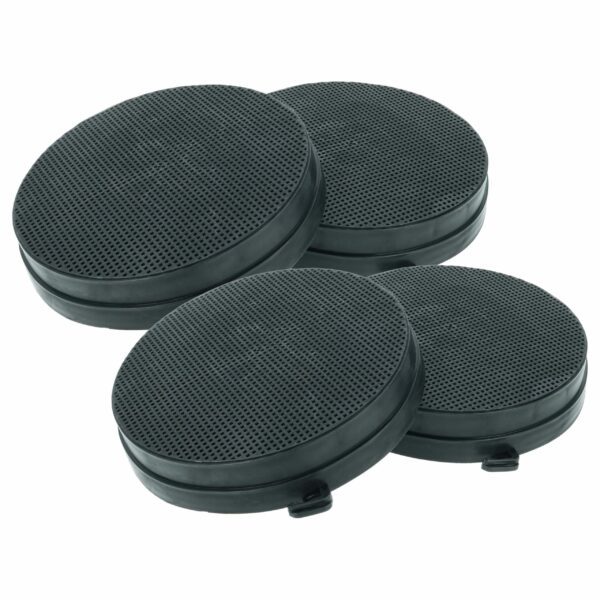 Filtro de Carvão Ativado vhbw para Coifa Falmec - 4 Unidades (Ø 16,8 cm)