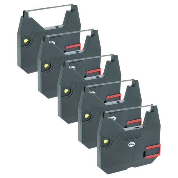 Pack 5x Fita de Tinta Compatível 2737SC, 153C para Impressoras Panasonic Matriz de Pontos e Recibos - Preto