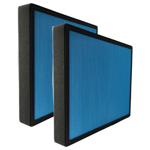 2x Filtro de Substituição vhbw para Comedes PT94068 - HEPA, Carvão Ativado, TiO2