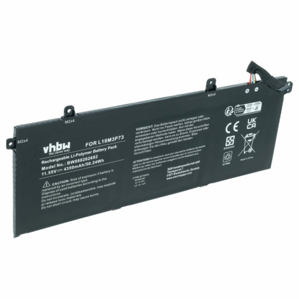 Bateria vhbw para Lenovo 02DL007, 02DL008, 3ICP5/80/73, 5B10W13905 - 4250 mAh 11.52 V Li-polymer