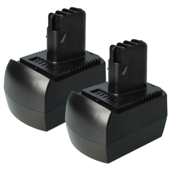 2x Bateria de substituição Metabo 6.02151.50, 6.25473 para ferramentas eléctricas - 1500 mAh, 12 V, NiMH