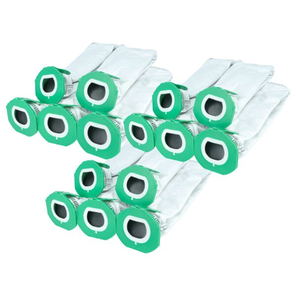 Pack 15 Sacos para Aspirador Vorwerk FP7 e FP7s - vhbw