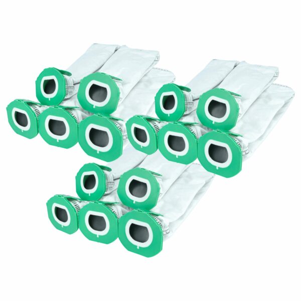 Pack 15 Sacos para Aspirador Vorwerk FP7 e FP7s - vhbw