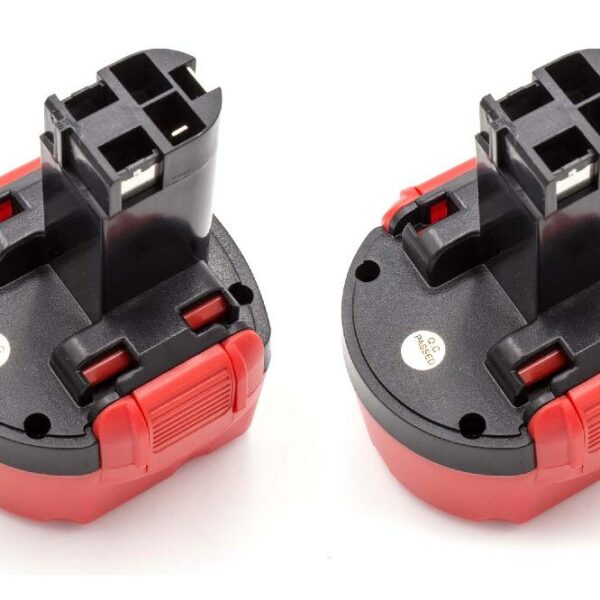 2x Bateria vhbw 9.6V 1500mAh NiMH para Ferramentas Bosch (substitui 2607335260, 2607001380)