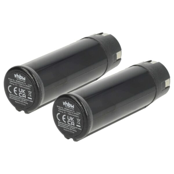 2x Baterias vhbw para Ryobi AP4001 Ferramentas Elétricas - 1500 mAh, 4 V, Li-Ion