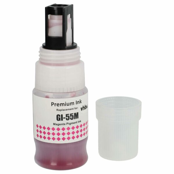 Tinta de Enchimento Magenta vhbw Compatível com Canon GI-55M - 40 ml Pigmentada