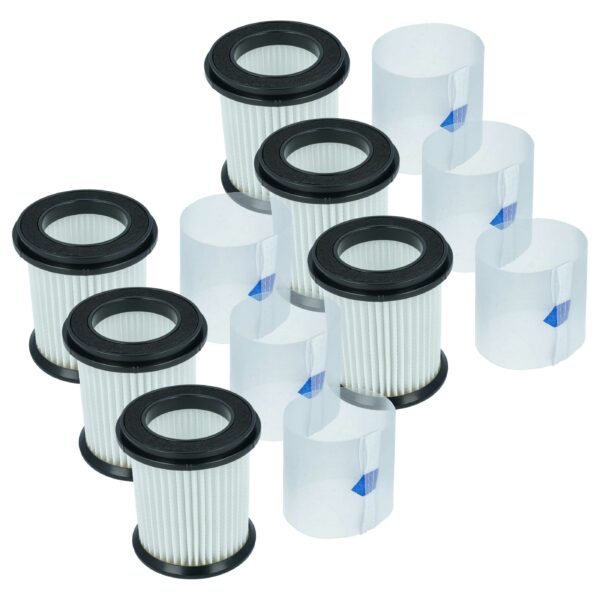 6x Filtro de Substituição vhbw para Aspirador Inse (INSE 343924, 210410L10) - Classe H10