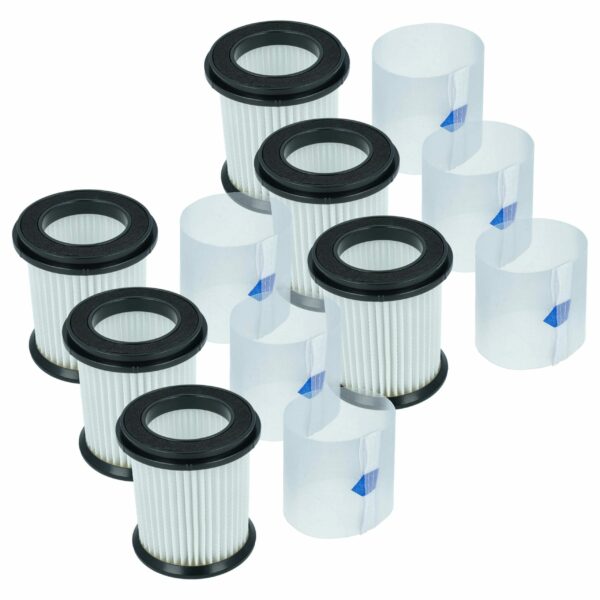 6x Filtro de Substituição vhbw para Aspirador Inse (INSE 343924, 210410L10) - Classe H10