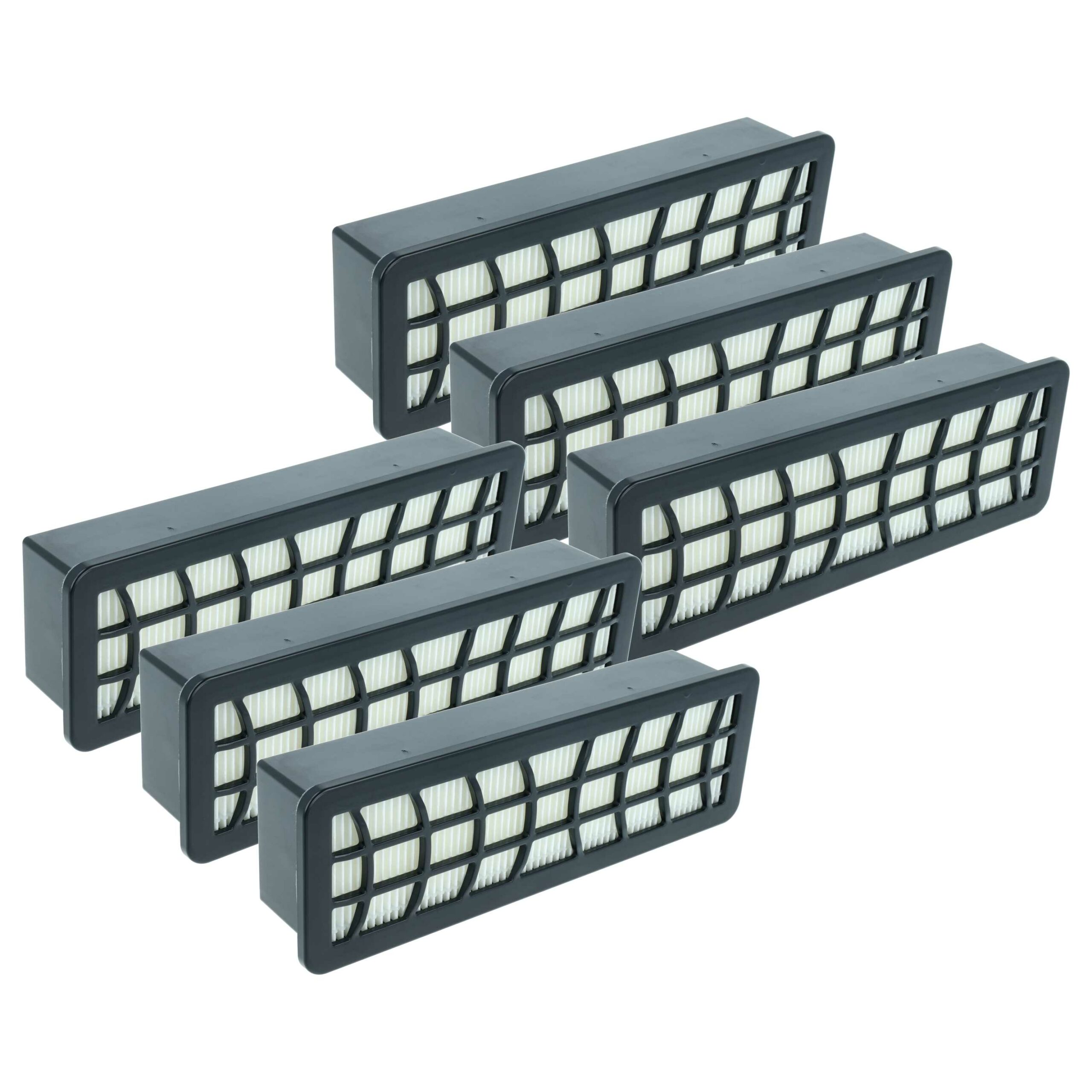6x Filtro de Substituição vhbw para Aspiradores Bosch, Siemens e Zelmer - Classe H10
