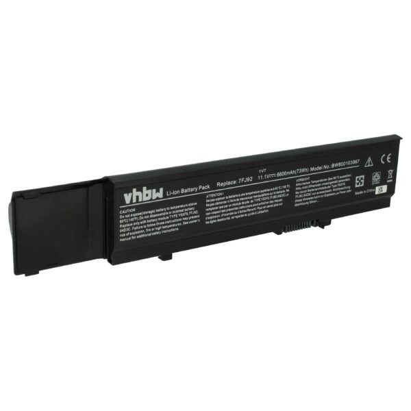 Bateria vhbw para portáteis Dell Vostro 3400, 3500, 3700 - 6600 mAh 11.1 V