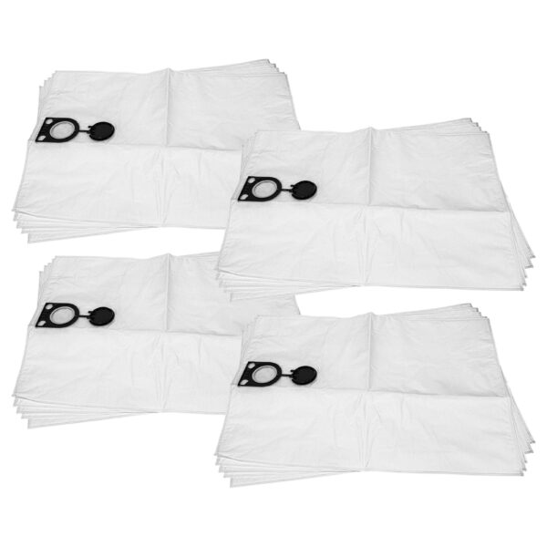20x Sacos para Aspirador vhbw em Fleece para Metabo ASR 50, Milwaukee ASE 1400