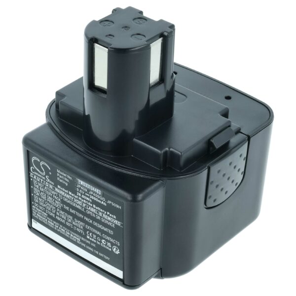 Bateria vhbw compatível com Max Rebar JP409GD, JP409 - 3000 mAh, 9.6 V, NiMH