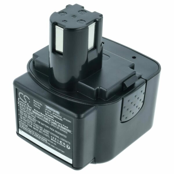 Bateria vhbw compatível com Max Rebar JP409GD, JP409 - 3000 mAh, 9.6 V, NiMH