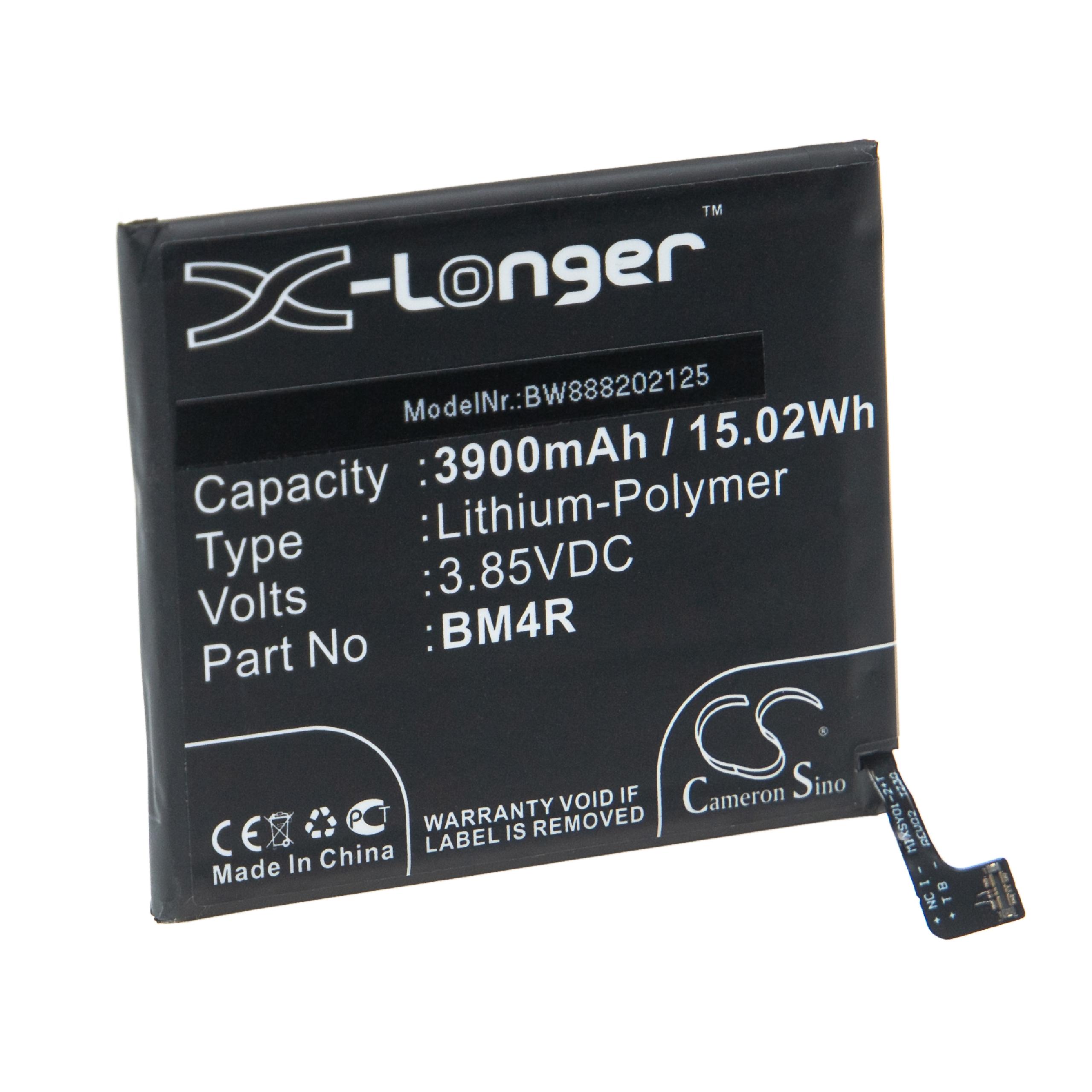 Bateria vhbw para Xiaomi BM4R - 3900 mAh 3.85 V Li-polymer