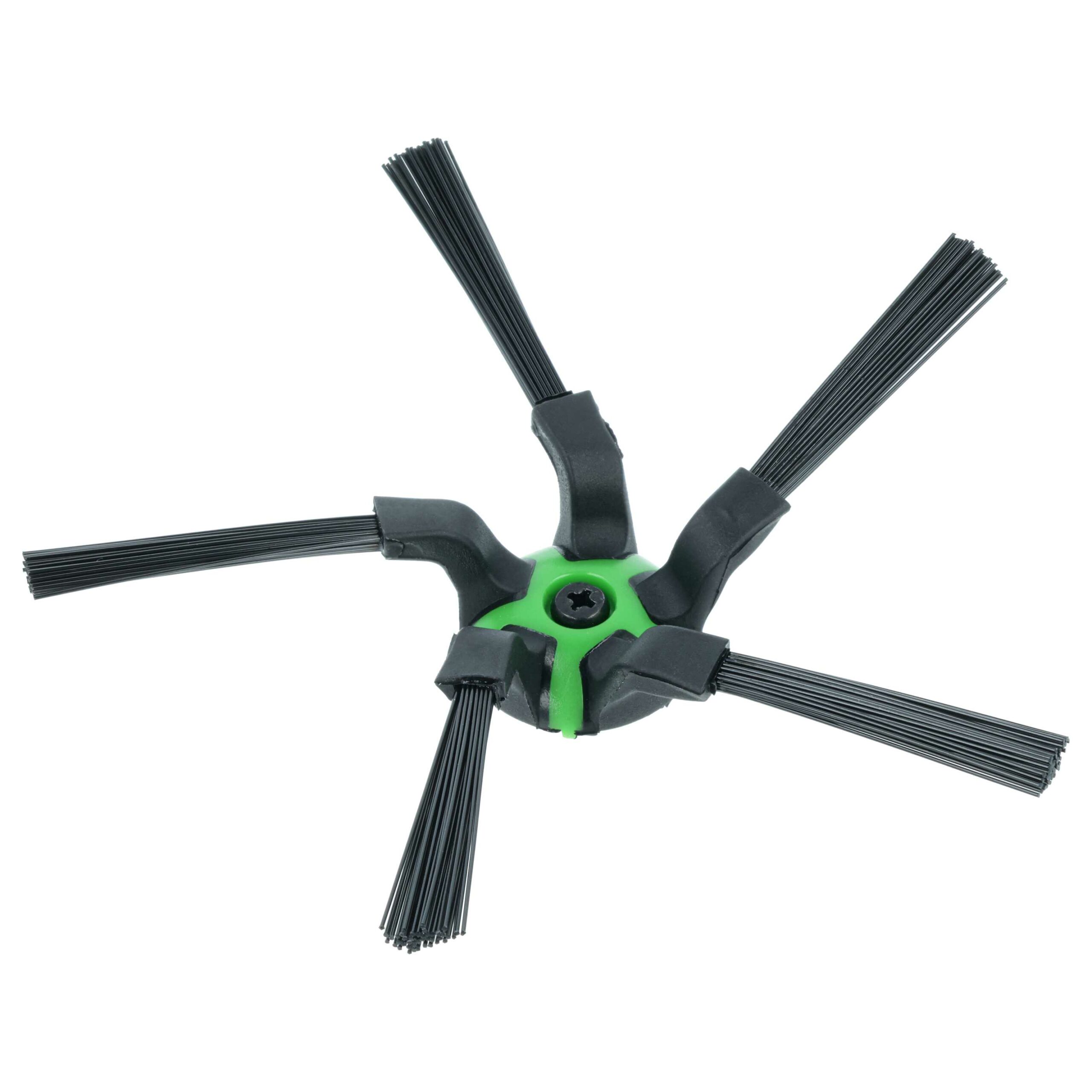 3 Escovas Laterais Substitutas para iRobot Roomba s9, s9 Plus, 9150, 9550 - 5 Braços, Preto/Verde - Image 3