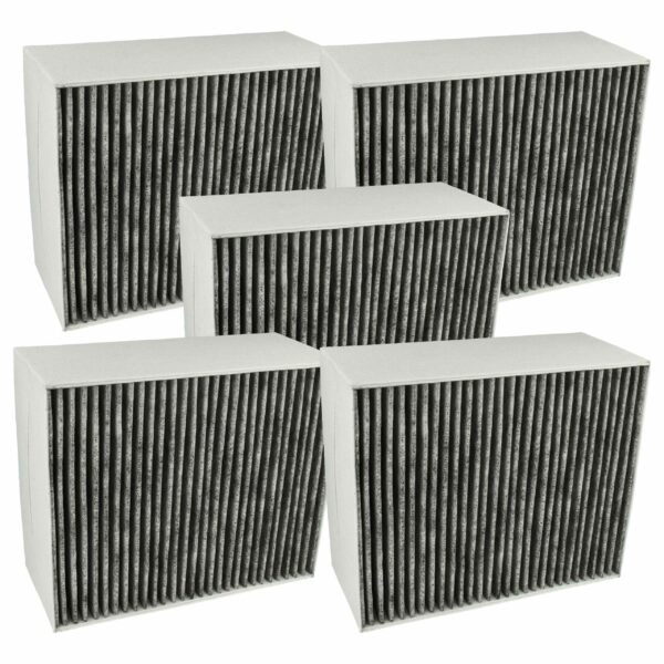 5x Filtro de Carvão Ativado Compatível com Bosch 00678460 para Siemens - 22,7 x 18,9 x 10 cm