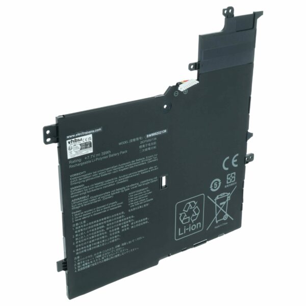 Bateria de Substituição vhbw para Asus 0B200-02640000, C21PQC5, C21N1701 - 5000 mAh 7.7 V Li-polímero
