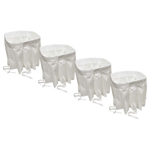 4x Filtro para Aspirador Nilfisk - Substitui Referência 40000338