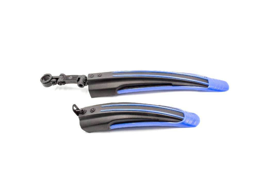 Kit 2 Guardas-lamas para Bicicleta de Montanha 24/26" - Preto/Azul vhbw