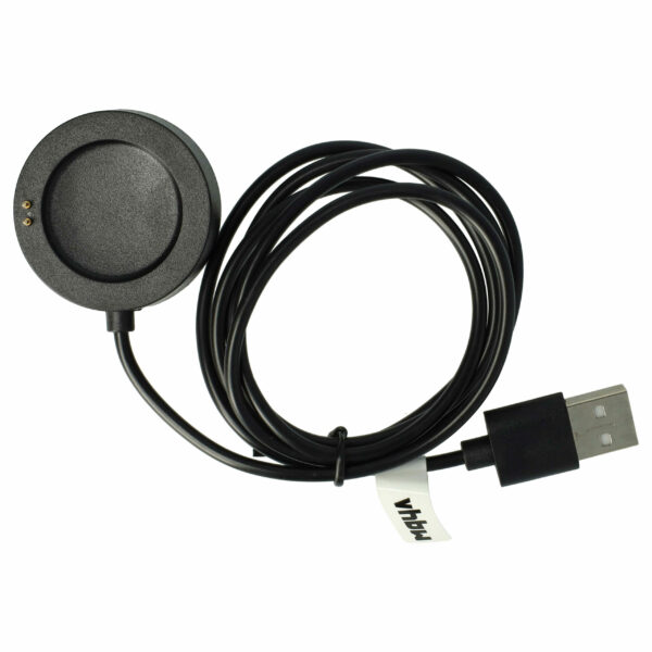 Estação de Carregamento USB para Xiaomi Watch S2 42mm e 46mm - Cabo 102 cm, Preto