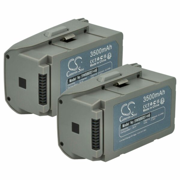 Bateria de Substituição para Drone DJI PB2 CP.MA.00000268.01 vhbw - 3500 mAh 11.55 V Li-polímero (Pack 2x)