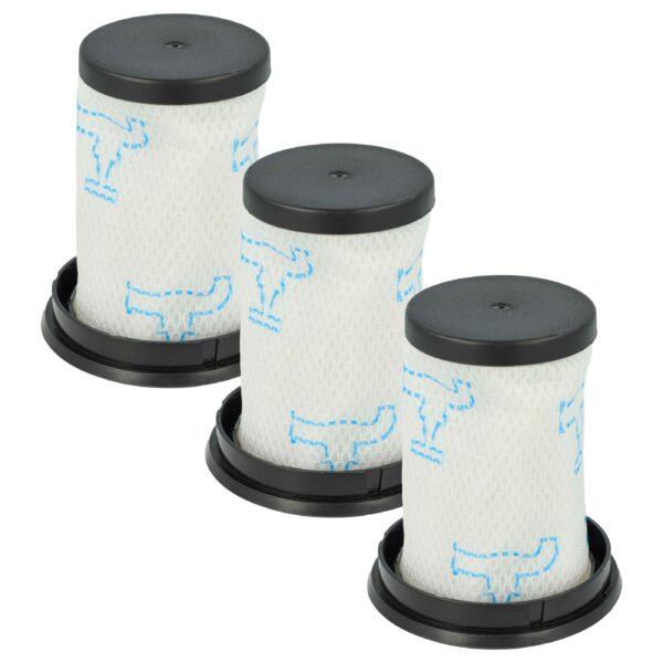 3x Filtro vhbw substitui Rowenta ZR009003 para Aspirador Rowenta