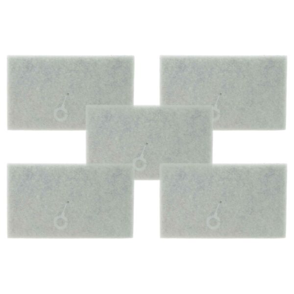 5x Filtros de Escape vhbw para Aspirador Philips CP1102/01 300004479401