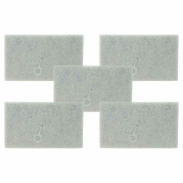 5x Filtros de Escape vhbw para Aspirador Philips CP1102/01 300004479401
