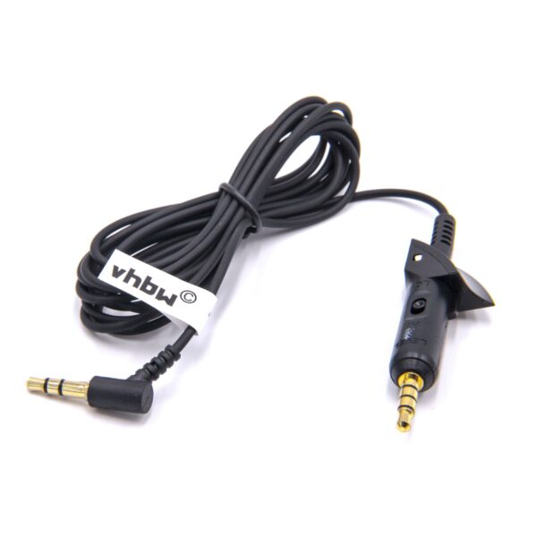 Cabo de Áudio AUX para Auscultadores Bose QuietComfort, 180 cm, Jack 3.5 mm