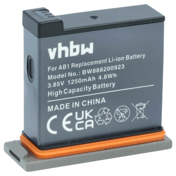 Bateria vhbw compatível com DJI AB1 - 1220mAh, 3.85V