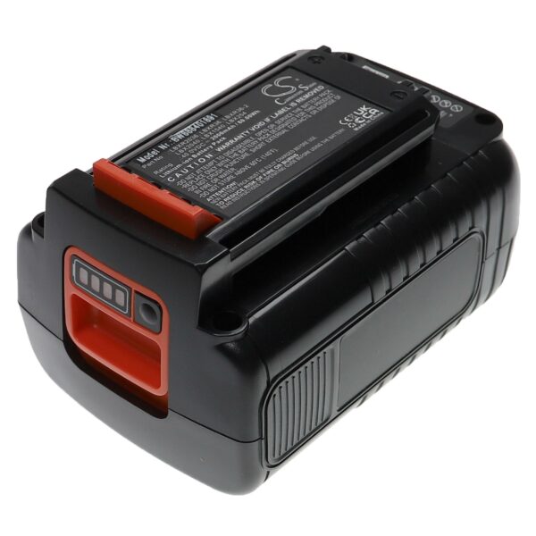 Bateria vhbw para Black & Decker LBX1540 BL20362 2000 mAh 40 V Li-Ion