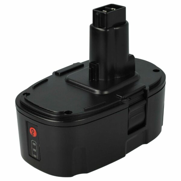 Bateria EXTENSILO para Dewalt DE9096, DE9095, DE9039, DC9096, DC9099 - 18V, 5000 mAh, Li-Ion