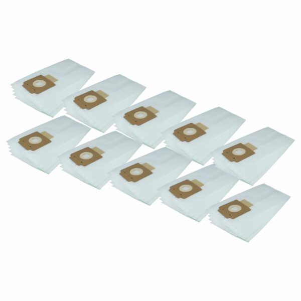Conjunto de 50 Sacos para Aspirador Kärcher BV 5/1 Bp, T 10/1, T 7/1 - vhbw
