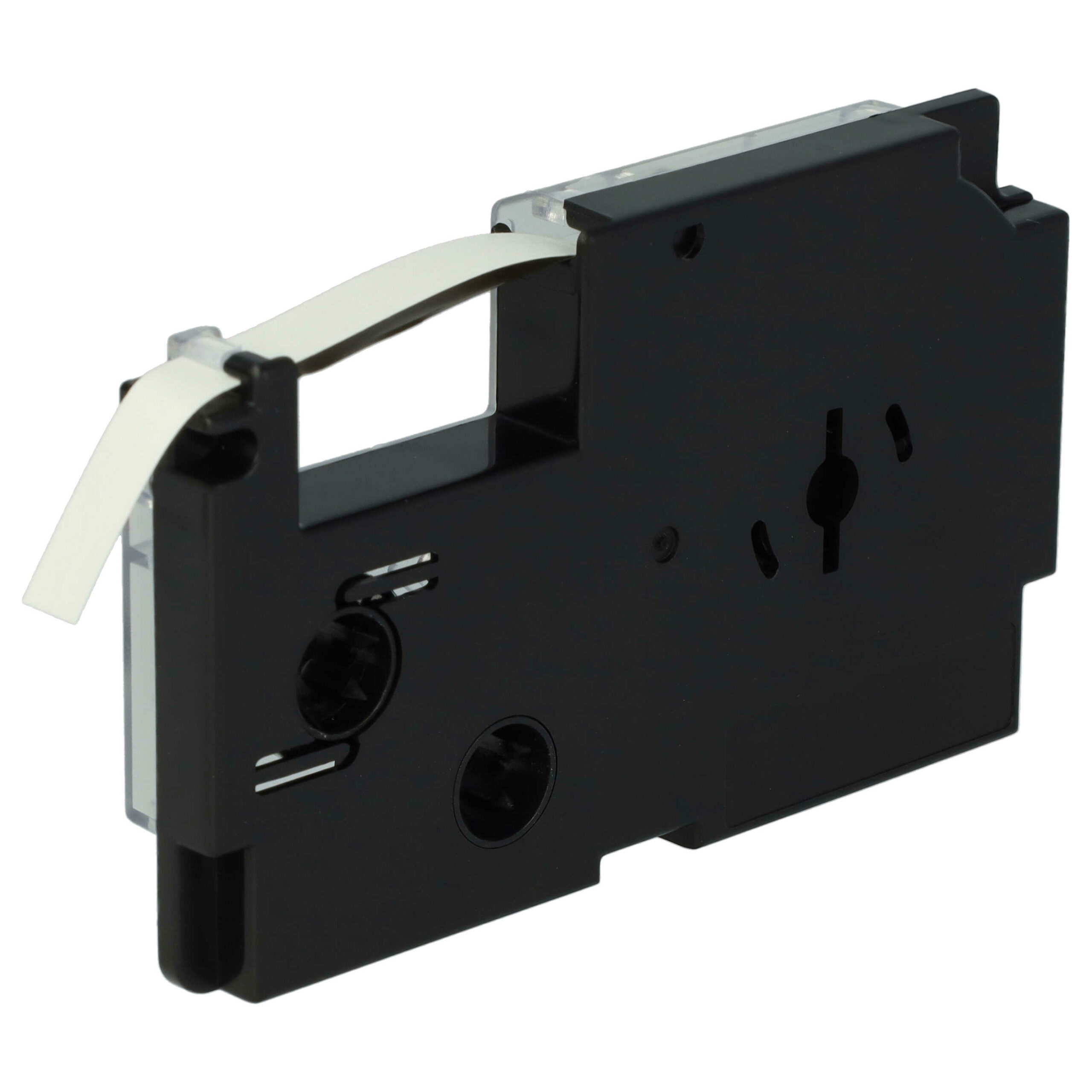 Pack de 10 Fitas de Etiquetas vhbw para Casio XR-6WE1, XR-6WE - 6 mm Preto sobre Branco - Image 4