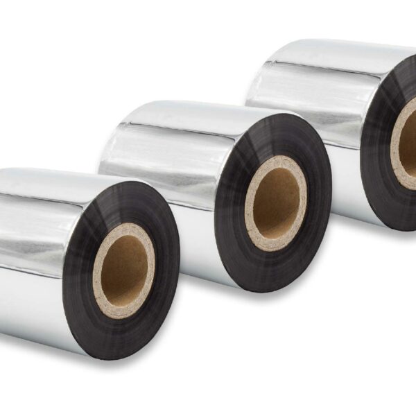 Pack 3x Fita de Transferência Térmica para Godex, Printronix, TSC, Valentino e outras - 60 mm x 300 m, Wax-Plus