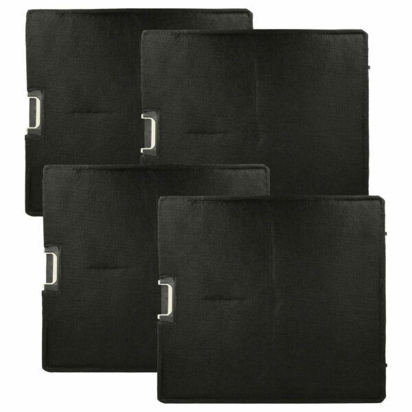 Filtro de Carvão Ativado para Coifa Miele vhbw - Pack 4x (34 x 31 x 2.2 cm)