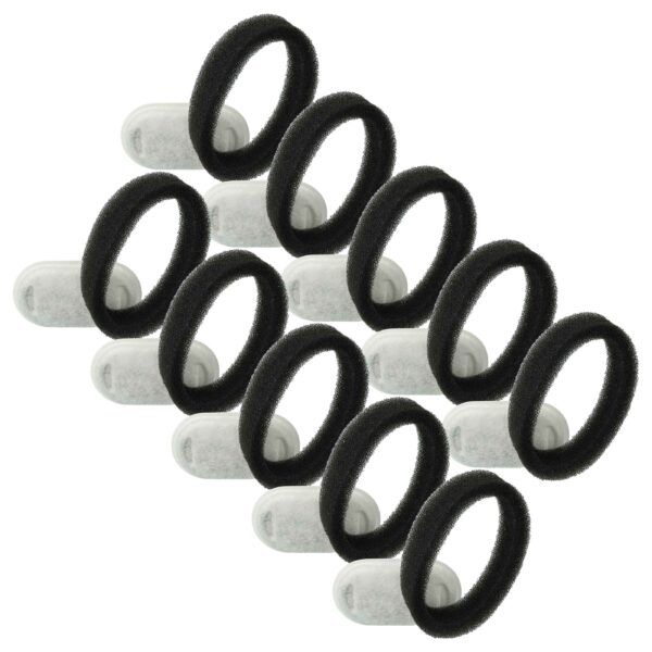 10x Filtro para Petlibro, Tomxcute e Fontes de Água para Animais de Estimação - Filtro de Água + Filtro de Bomba vhbw