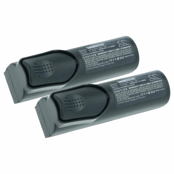Bateria vhbw 2x Compatível com Testo 0515 0114, 0554 1087, 0515 0046, 0515 0100 - 3400 mAh 3.7 V Li-Ion