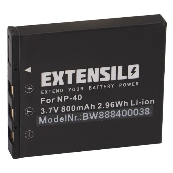 Bateria EXTENSILO compatível com Creative CAS101 - 800mAh, 3.7V, Li-Ion