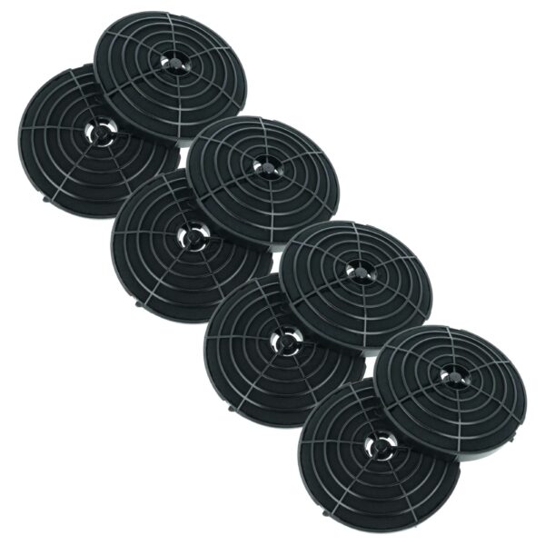 8x Filtro de Carvão Ativado Compatível com IKEA Nyttig FIL 440 (704.019.52) - 17,8 cm