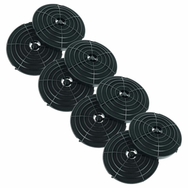 8x Filtro de Carvão Ativado Compatível com IKEA Nyttig FIL 440 (704.019.52) - 17,8 cm