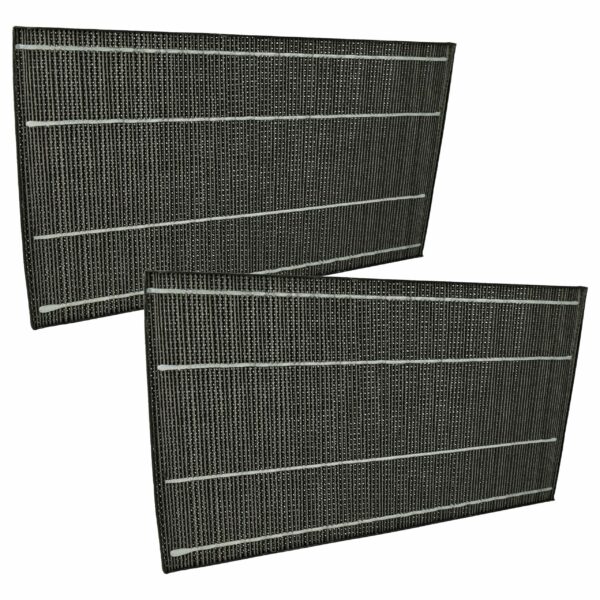 2x Filtro de Carvão Ativado para Purificador de Ar Sharp FZ-A61DFR - vhbw