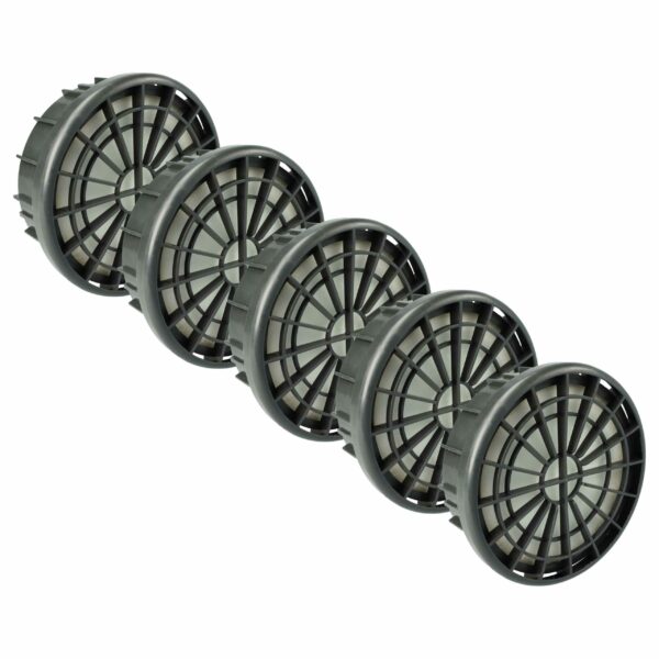 5x Filtros de Substituição vhbw para Aspirador Nilfisk 107402902