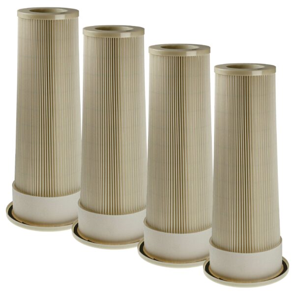 Pack 4x Filtros de Substituição vhbw para Aspirador Dustcontrol 42026