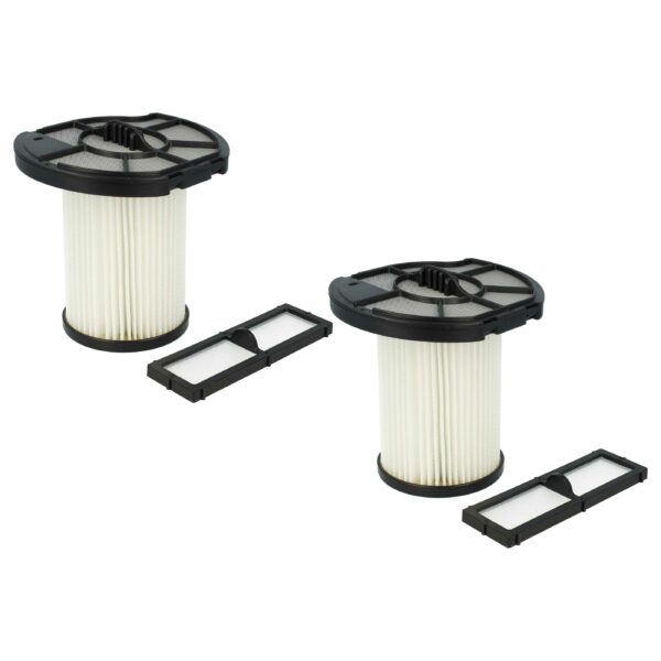 Conjunto de 2x Filtros vhbw para Aspirador Dirt Devil Centrixx