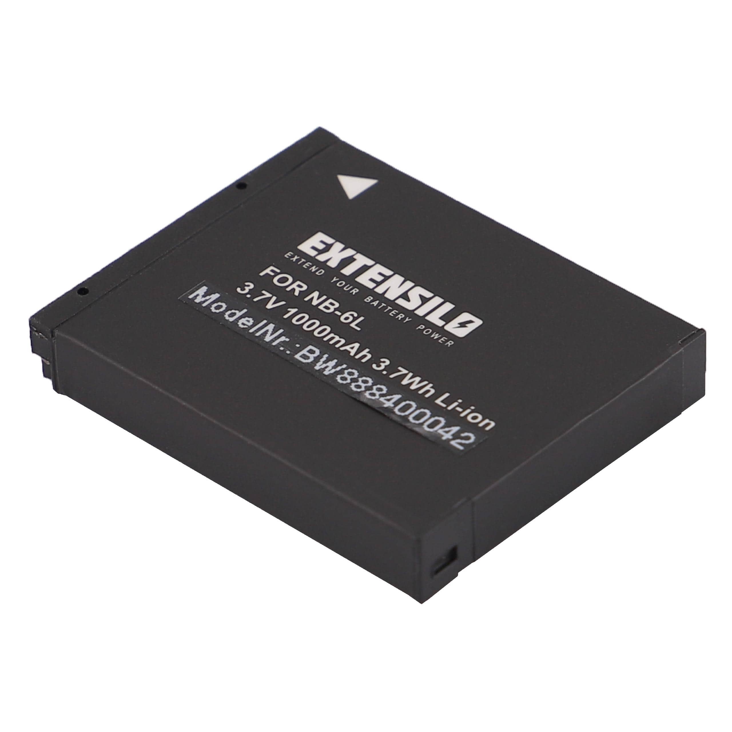 Pack 3 Baterias EXTENSILO NB-6L para Canon - 1000mAh, 3.7V, Li-Ion - Image 3