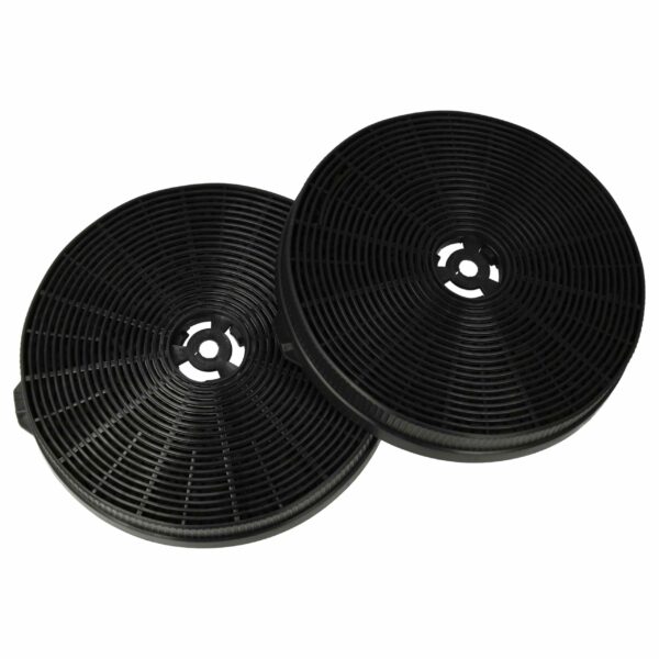 2x Filtro de Carvão Ativado de Substituição para Coifa Bomann - 17,5 cm (vhbw)