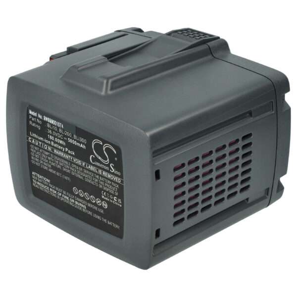 Bateria para Cortador de Relva Husqvarna 967 07 19-01, 967 09 19-01, 967 09 18-01 - 5000 mAh 36 V Li-Ion Cinzento