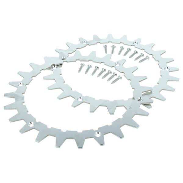 2x Espigões para Cortador de Relva Robótico Worx WR141E - Aço Inoxidável, 24 Dentes